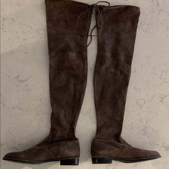 Stuart Weitzman Lowland Bold Over-the-Knee Boots - Picture 8 of 10